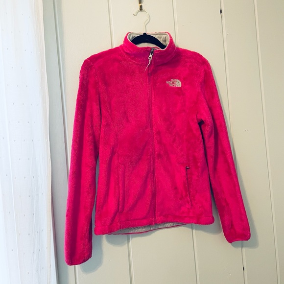 EUC North Face Osito Zip Up Jacket / XS / Bright Pink - Picture 2 of 11